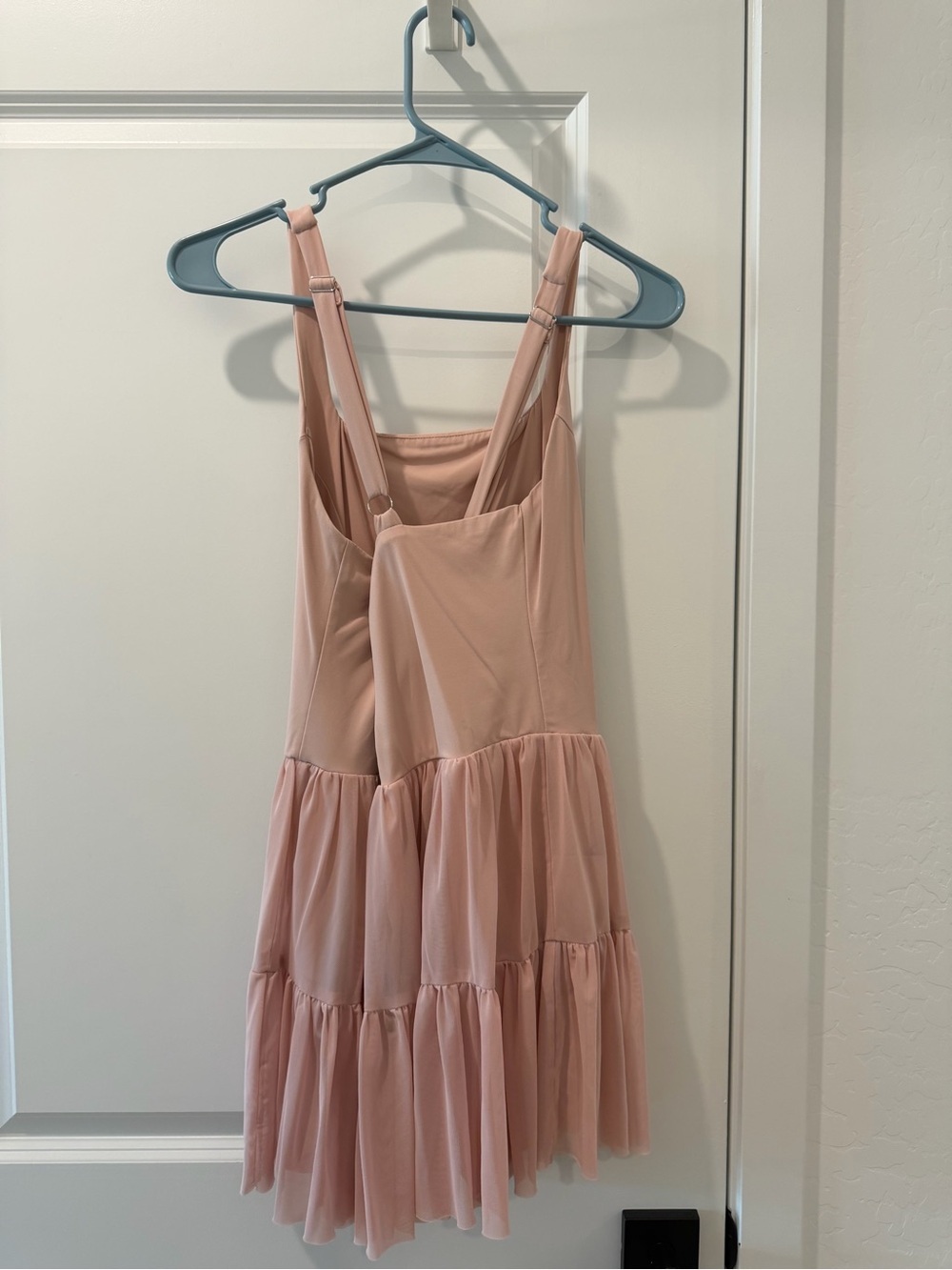 Amazon Pink Tiered Mini Dress - Picture 7 of 7